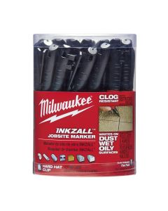 MLW48-22-3100-CAN image(0) - INKZALL JOBSITE MARKER BLACK 36PK