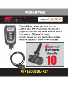 BATWRT500SULRS1E image(0) - 1 Year Software License for the Tech500 w/ 10 RITE-SENSORS