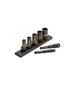 KDT83911 image(0) - 7 Pc. 1/4" & 3/8" Drive SAE Bolt Biter™ Impact Extraction Socket Set