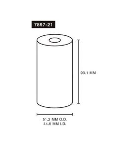 AST7897-21 image(0) - 1-3/4" ID x 2" OD x 3-3/4" L Adapter