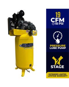 Compressor 5 HP 2 Stage 1 Ph Vert. 80 Gal