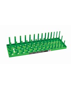 HNE12033 image(0) - 1/2" SAE 3-Row Socket Tray - Green