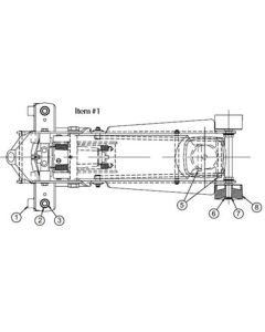 OME231583 image(0) - REAR CASTER FOR YA667