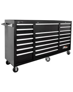 HOMBK04021720 image(0) - Homak Manufacturing 72 in. H2Pro Series 21 Drawer Rolling Cabinet, Black