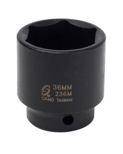 SUN236M image(0) - 1/2 in. Drive Impact Socket, 36 mm