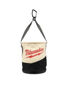 MLW48-22-8270 image(1) - Milwaukee Tool Canvas Utility Bucket w/ Pockets