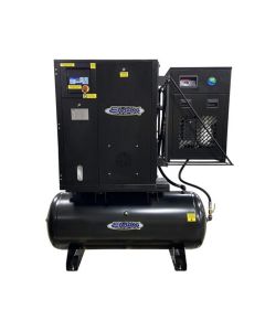 EMXERIK010001 image(0) - EMAX 10HP 1PH Industrial Rotary Screw Compressor-120 Gal Tank Mount w/Air Dryer