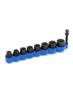 TIT48201 image(0) - 9 pc. 3/8" Drive Metric Impact Socket Set