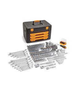 KDT80972 image(0) - 243PC 12 POINT 1/4" 3/8" 1/2" DR TOOL SET