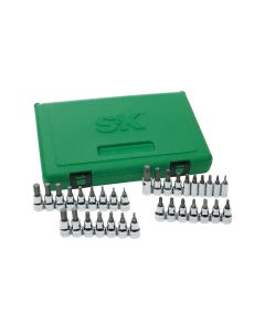 SKT89039 image(0) - Socket Bit Set 1/4 & 3/8In. 33 Pc. Torx Hex Sd