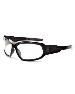 ERG56003 image(0) - LOKI Anti-Fog Clear Lens Black Safety Glasses Sunglasses