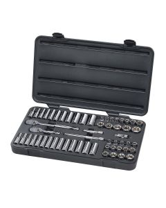 KDT80550 image(0) - 57PC 3/8" DRIVE 6PT SOCKET SET