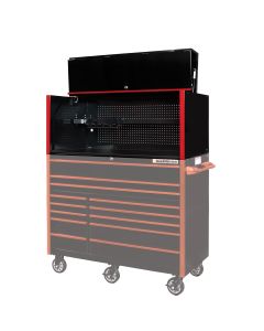 EXTGW552501HCBKR image(0) - GearWrench 55" x 25" Pro Hutch, Black with Red