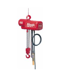 MLW9562 image(0) - Milwaukee Tool 1/2-TON SINGLE-PHASE ELECTRIC CHAIN HOIST 9.8-AMP