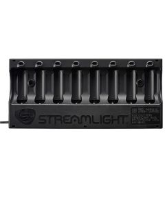 STL20221 image(0) - Streamlight Li-Ion 8-unit Bank Charger, No Battery Packs Included - Black