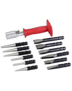 OTC4605 image(0) - QUICK CHANGE PUNCH AND CHISEL 12PC