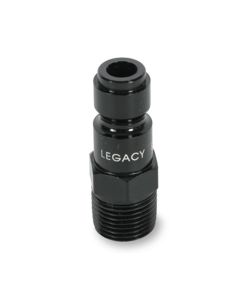 LEGA76640G image(0) - G 3/8" black plug 3/8" MNPT