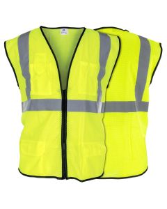 SAS690-2210 image(0) - Class-2 Type R Hi-Viz Orange Saft.ey Surveyor's Vest, XL