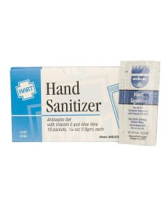 HAND SANITIZER,.9GM, 10/UNIT