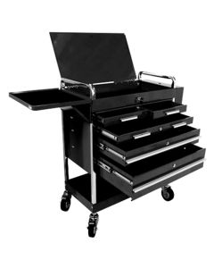 SUN8045BK image(0) - HD 5-Drawer Service Cart, Black