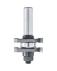 MAK733307-A - Router Bit, 1/4" 2 Wing, 2 Cutter T&G, 1/2" SH, C.T.