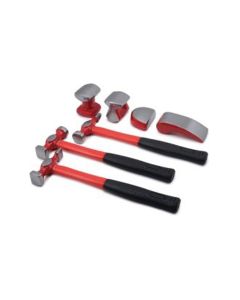 TIT15084 image(0) - 7-PC AUTO BODY HAMMER SET WITH THRE